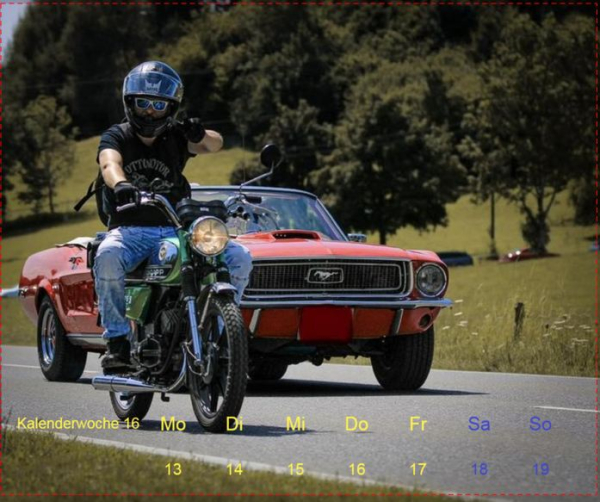 ZÜNDAPP Wochenkalender 2026 14x17cm